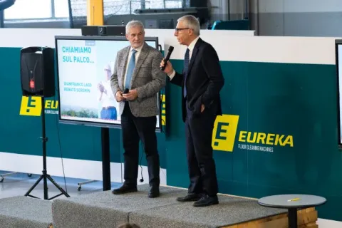 Scremin e Lago - discorso dei fondatori, per i 40 anni di Eureka