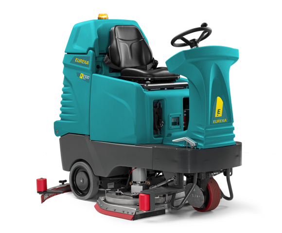 Lavasciuga pavimenti industriale E100 uomo a bordo