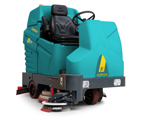 Lavasciuga industriale E110D uomo a bordo