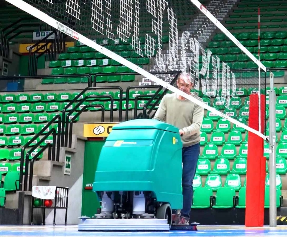 Lavasciuga professionale E71 per pulizia palestra