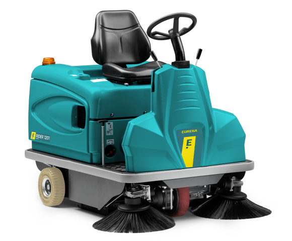 Spazzatrice industriale Rider 1201 uomo a bordo