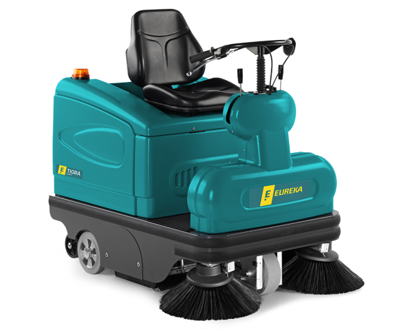 Tigra spazzatrice uomo a bordo